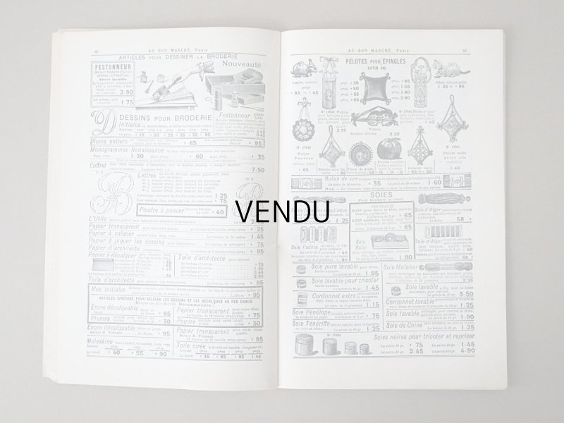 画像11: アンティーク ボンマルシェのカタログ メルスリー - AU BON MARCHE -
