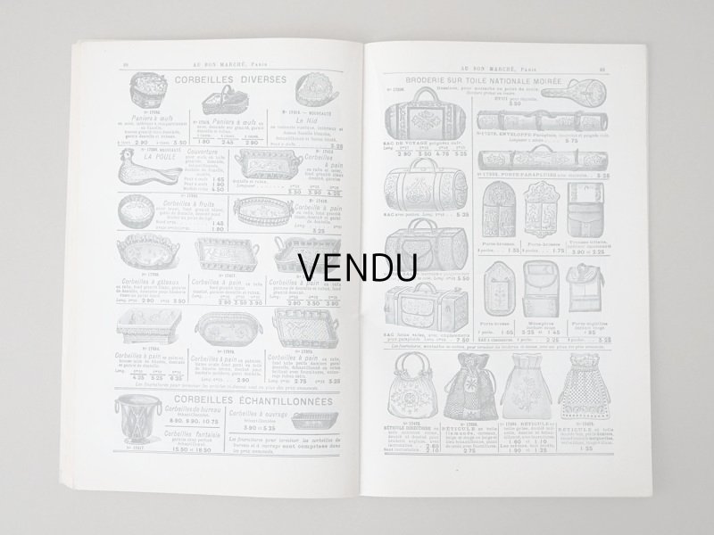 画像12: アンティーク ボンマルシェのカタログ メルスリー - AU BON MARCHE -