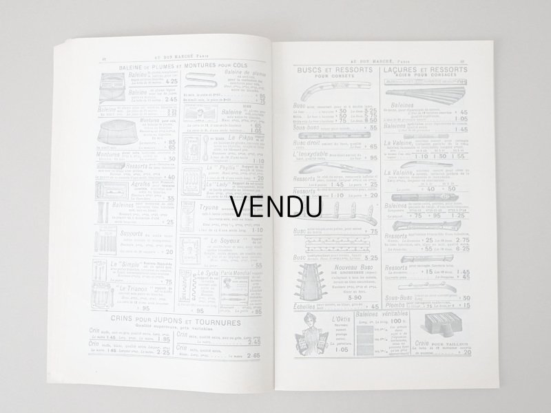 画像5: アンティーク ボンマルシェのカタログ メルスリー - AU BON MARCHE -