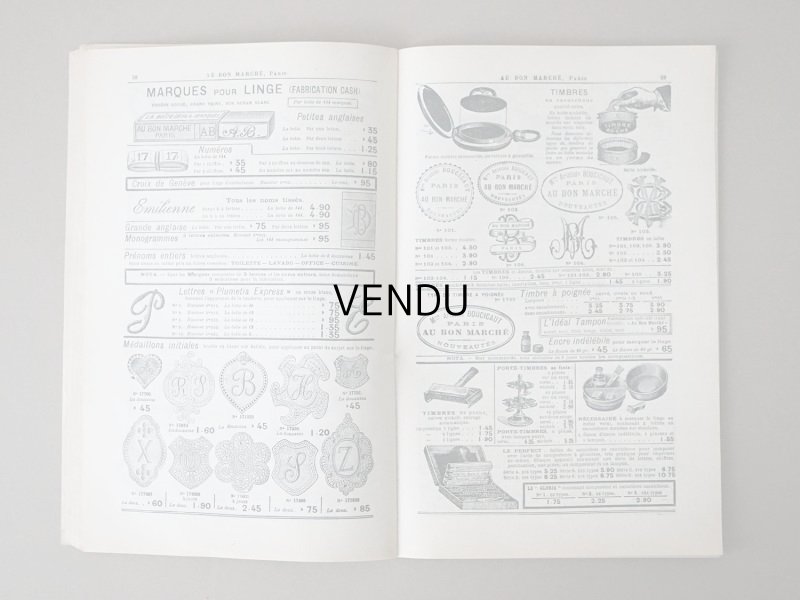 画像10: アンティーク ボンマルシェのカタログ メルスリー - AU BON MARCHE -