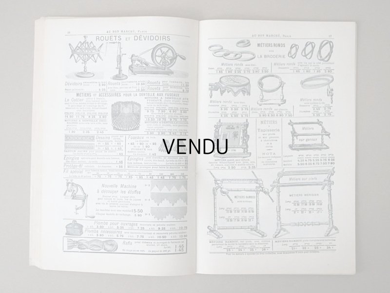 画像9: アンティーク ボンマルシェのカタログ メルスリー - AU BON MARCHE -