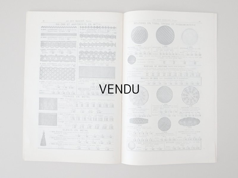 画像17: アンティーク ボンマルシェのカタログ メルスリー - AU BON MARCHE -