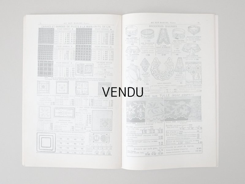 画像13: アンティーク ボンマルシェのカタログ メルスリー - AU BON MARCHE -