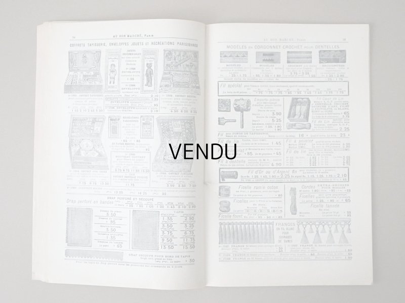 画像7: アンティーク ボンマルシェのカタログ メルスリー - AU BON MARCHE -
