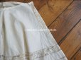 画像4: 1900年代 アンティーク ペチコート ギャザー入り＆ヴァランシエンヌレース 