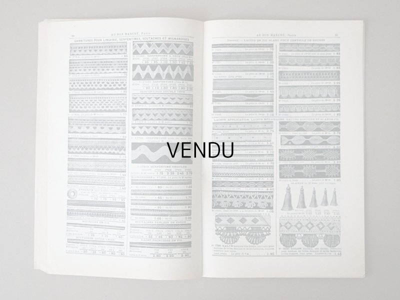 画像8: アンティーク ボンマルシェのカタログ メルスリー - AU BON MARCHE -