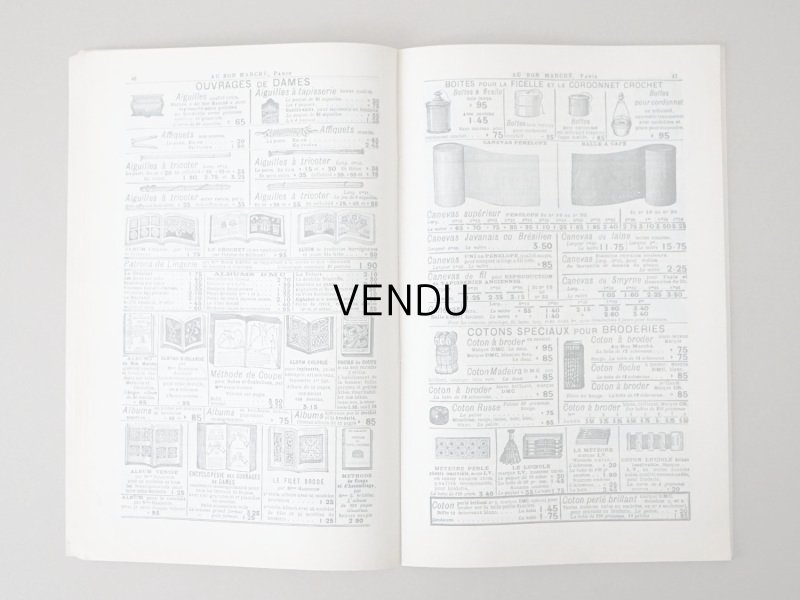 画像6: アンティーク ボンマルシェのカタログ メルスリー - AU BON MARCHE -