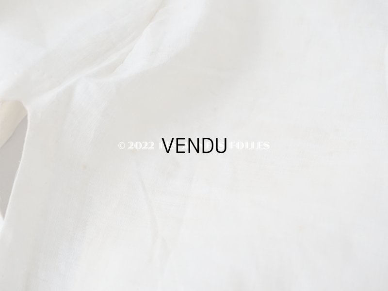 画像20: 1900年代 アンティーク ペチコート ギャザー入り＆ヴァランシエンヌレース 