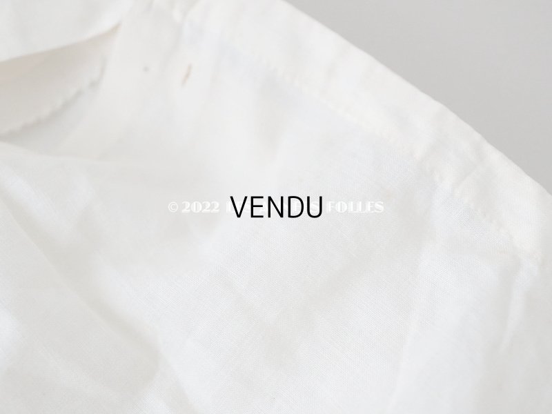 画像19: 1900年代 アンティーク ペチコート ギャザー入り＆ヴァランシエンヌレース 