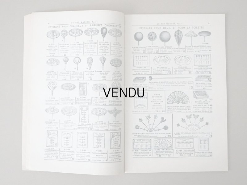 画像4: アンティーク ボンマルシェのカタログ メルスリー - AU BON MARCHE -