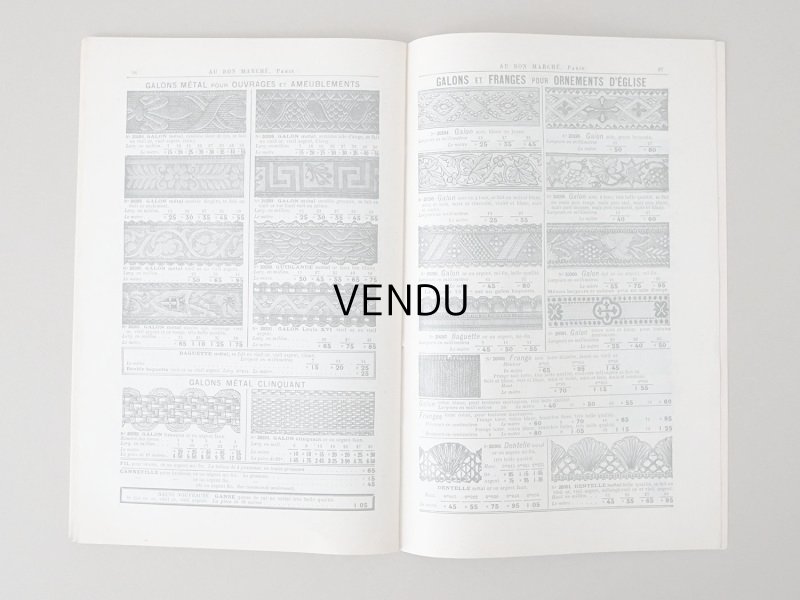 画像16: アンティーク ボンマルシェのカタログ メルスリー - AU BON MARCHE -