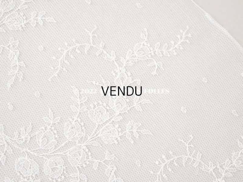 画像6: 1900年代 アンティーク 幅広 花柄　シャンティイレース  18.4cm幅  1.2m