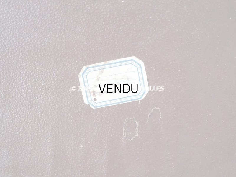 画像5: アンティーク ベルベットの大きな台座 ワインレッド オリジナルラベル付