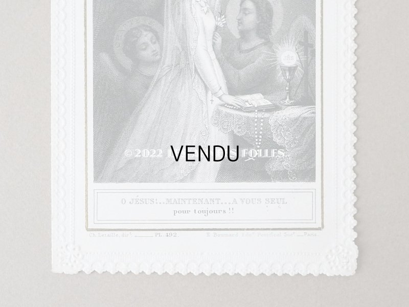 画像3: 1891年 アンティーク カニヴェ 聖なる結婚式