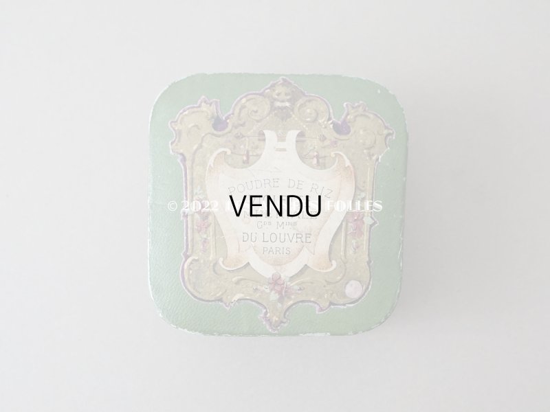 画像3: アンティーク 菫のガーランド パウダーボックス POUDRE DE RIZ VIOLETTE IMPERIALE - GRANDS MAGASINS DU LOUVRE PARIS -