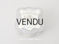 アンティーク パウダーボックス POUDRE DE RIZ PRIMA VIOLETA - BOURJOIS PARIS -