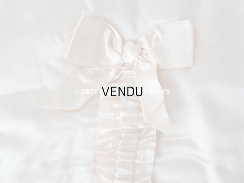 画像16: 1900年代　新品同様 アンティーク シルク製 ランジェリーケース ロココトリム＆ホワイトワーク＆レース パウダーピンク ランジェリー用ポシェット 