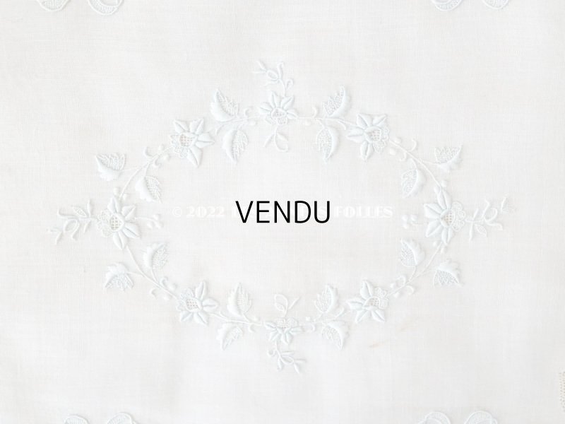 画像8: 1900年代　新品同様 アンティーク シルク製 ランジェリーケース ロココトリム＆ホワイトワーク＆レース パウダーピンク ランジェリー用ポシェット 