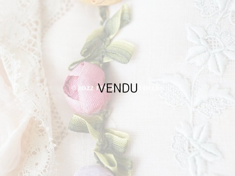 画像14: 1900年代　新品同様 アンティーク シルク製 ランジェリーケース ロココトリム＆ホワイトワーク＆レース パウダーピンク ランジェリー用ポシェット 