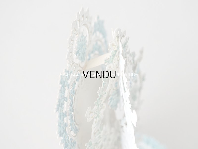 画像11: アンティーク  初聖体の立体カニヴェ 勿忘草 ポップアップ クロモ