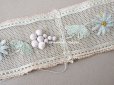 画像11: 19世紀末 アンティーク トリム リボン刺繍 4.65m  約5.4cm幅 