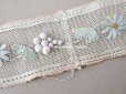 画像11: 19世紀末 アンティーク トリム リボン刺繍 4.65m  約5.4cm幅 