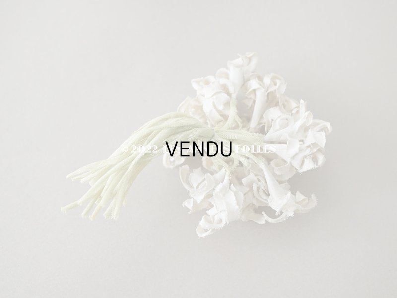 画像3: アンティーク オフホワイトの布花　小さなブーケ