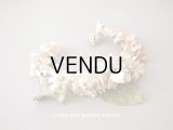 アンティーク ドールハット用 布花のリース　薔薇&マーガレット＆デイジー