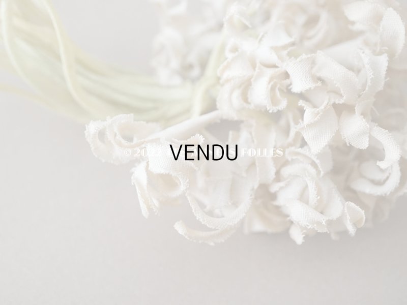 画像4: アンティーク オフホワイトの布花　小さなブーケ