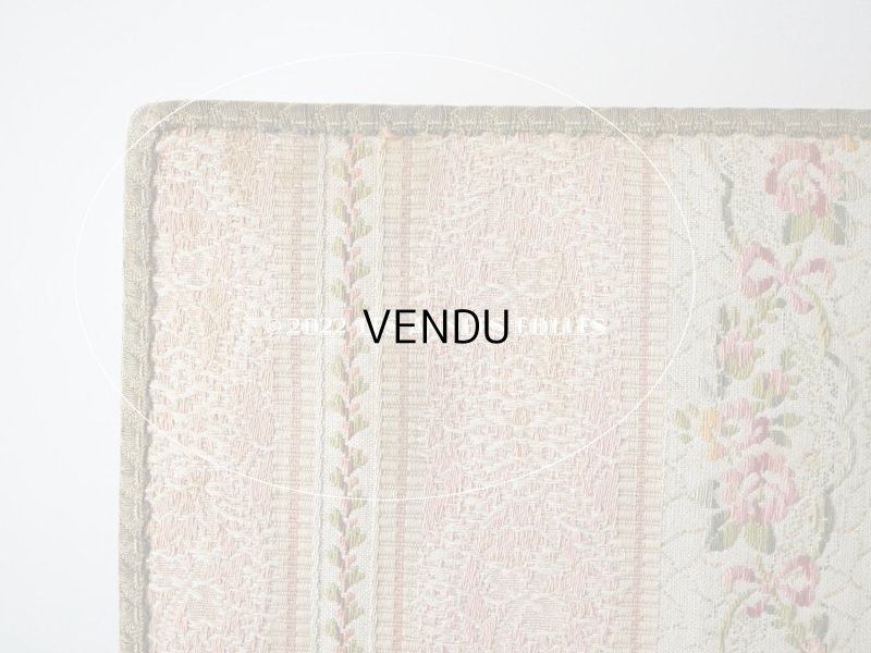 画像5: 1900年代 アンティーク ジャガード織  大きな カルトナージュボックス - AU BON MARCHE -