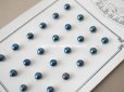 画像4: アンティーク 極小 メタルボタン 4mm 24ピース　メタリックブルー