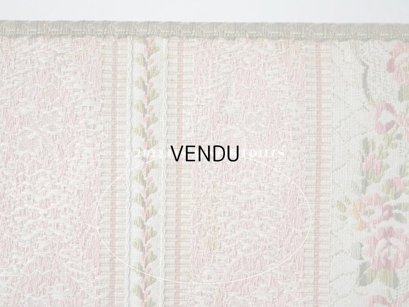 画像6: 1900年代 アンティーク ジャガード織  大きな カルトナージュボックス - AU BON MARCHE -