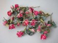 画像2: 19世紀　ナポレオン3世時代 アンティーク 薔薇の布花のセット　 (2)