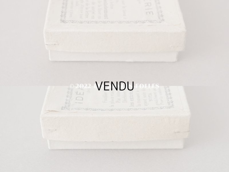 画像5:  アンティーク  箱付き イニシャル モノグラム N5【B】 4ピース入り IDEAL BRODERIE