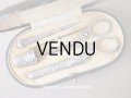 アンティーク シルバー製 薔薇の裁縫道具セット 