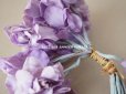 画像8: 1900年代 アンティーク 菫のブーケの布花 パルマスミレ