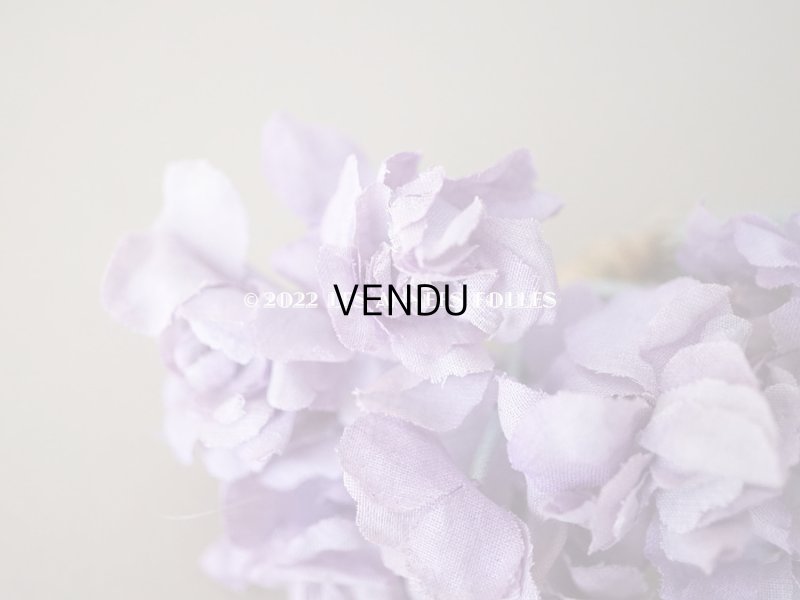 画像5: 1900年代 アンティーク 菫のブーケの布花 パルマスミレ