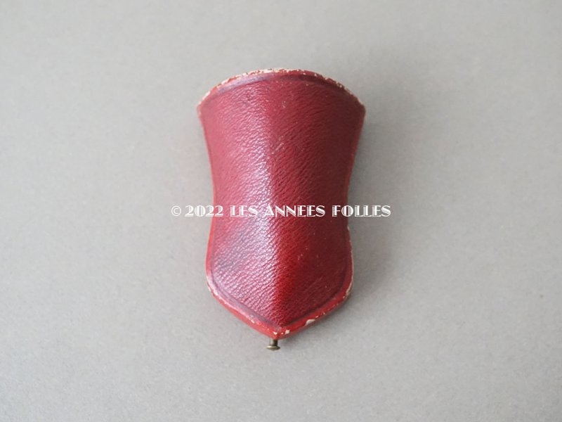 画像3: 19世紀 アンティーク ジュエリーボックス 赤&水色