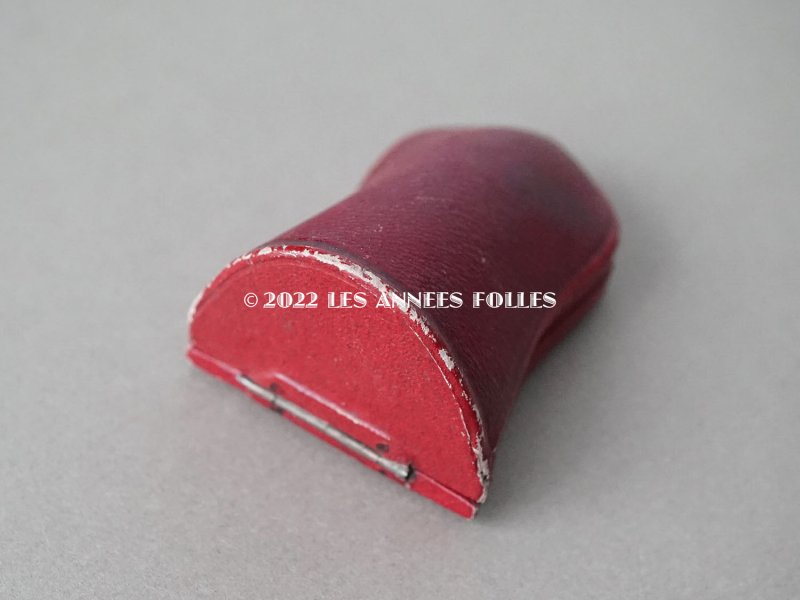 画像6: 19世紀 アンティーク ジュエリーボックス 赤&水色