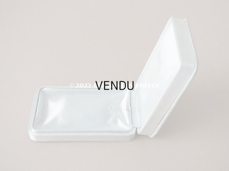 画像8: アンティーク ジュエリーボックス イニシャル入り SF シルクサテン パウダーブルー