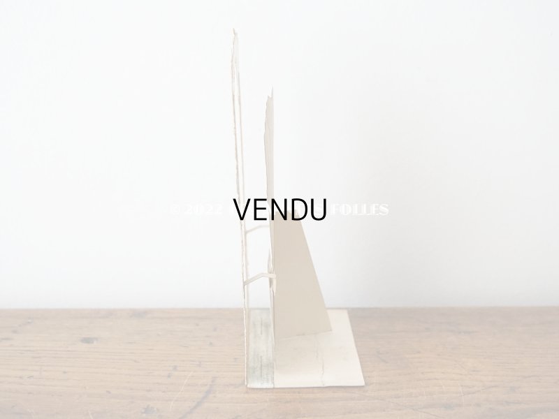 画像6: アンティーク  初聖体の立体カニヴェ 淡いピンクの薔薇の柱 ポップアップ クロモ