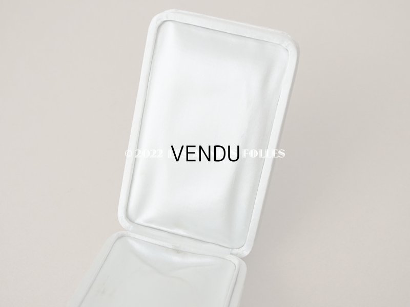 画像7: アンティーク ジュエリーボックス イニシャル入り SF シルクサテン パウダーブルー