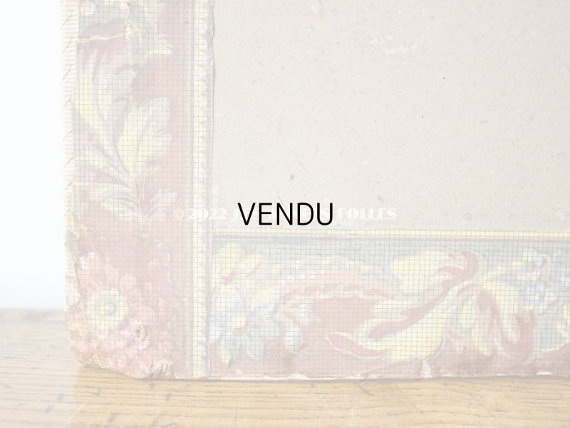 画像12: 19世紀末 アンティーク リボン刺繍のパネル プレザントワール フォトフレーム