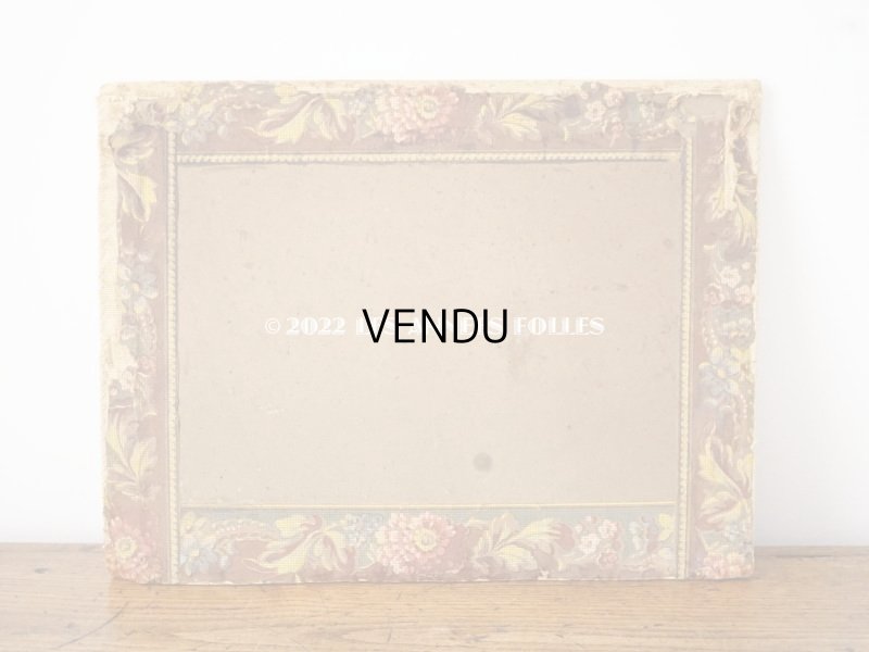 画像9: 19世紀末 アンティーク リボン刺繍のパネル プレザントワール フォトフレーム