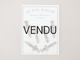 アンティーク ボンマルシェ 台紙付き ジャルティエの金具 靴下留めの金具  -AU BON MARCHE-