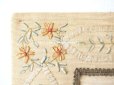 画像2: 19世紀末 アンティーク リボン刺繍のパネル プレザントワール フォトフレーム (2)