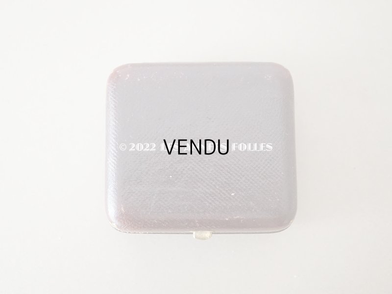 画像3: 19世紀 アンティーク イニシャル L.L.F  本革製 ジュエリーボックス 金彩入り ブラウン