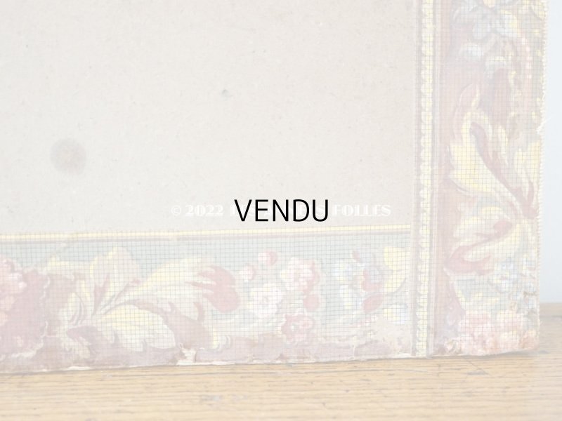 画像13: 19世紀末 アンティーク リボン刺繍のパネル プレザントワール フォトフレーム