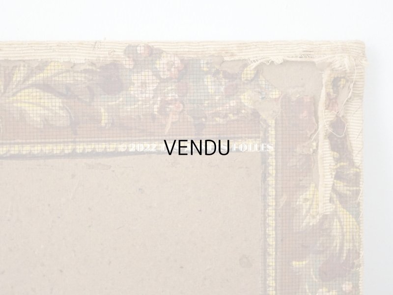 画像11: 19世紀末 アンティーク リボン刺繍のパネル プレザントワール フォトフレーム