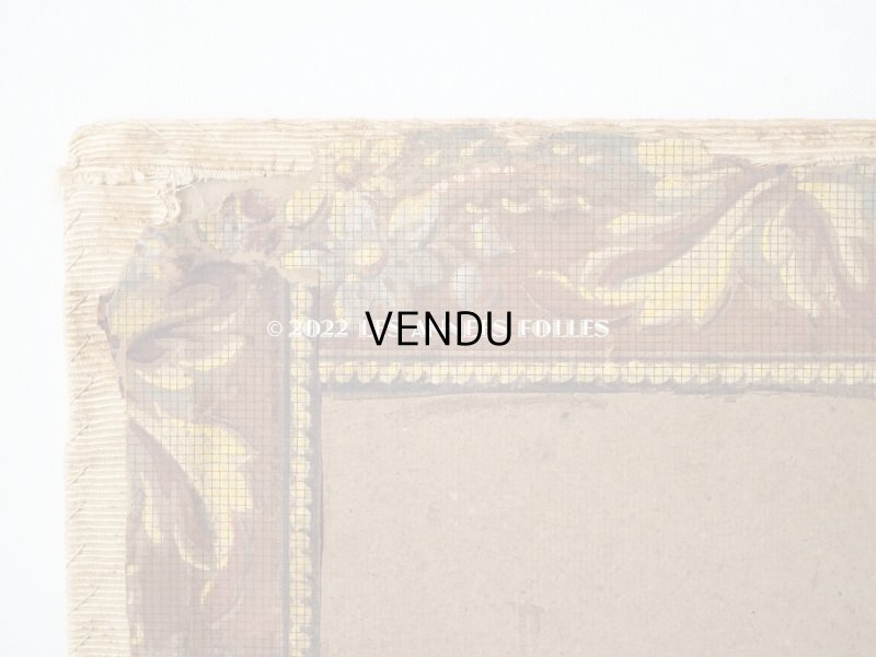 画像10: 19世紀末 アンティーク リボン刺繍のパネル プレザントワール フォトフレーム